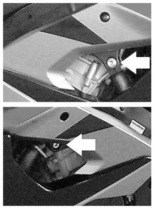 punkt montażowy Suzuki GSXR 1000 k5 k6 2005 2006 crash pady Azarel PRO