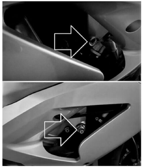 punkt montażowy NINJA 2003 2004 ZX-6R ZX6R crash pady Azarel PRO